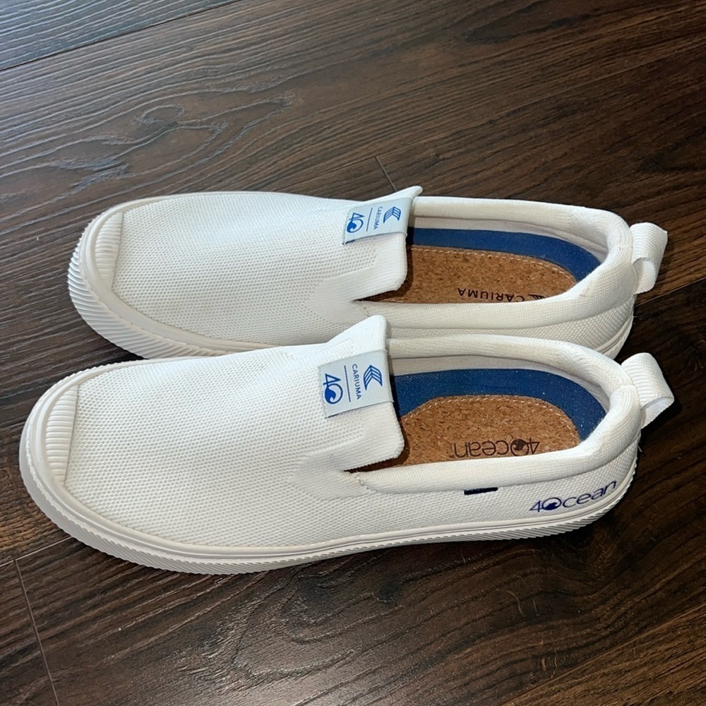 New Cariuma Pro Skate Vintage Suede & Canvas Sneaker Slip-On Sz 10 Men,